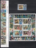Anguilla 1973 - Crăciun - Picturi de Lippi, Reni, Bellini, s.a., Serie + Bloc, MNH