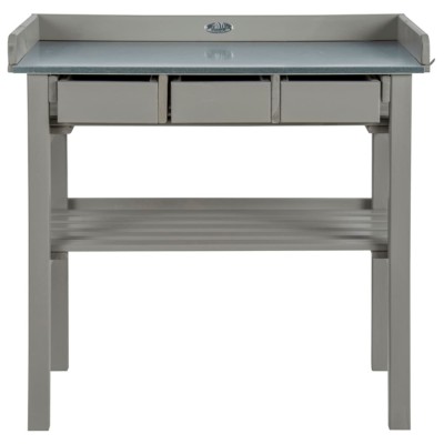 Esschert Design Banc de lucru pentru grădină, gri, CF29G foto