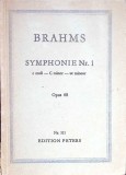 SYMPHONIE NR.1 C MOLL OPUS 68 (PARTITURA MUZICALA)-BRAHMS-349696
