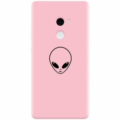 Husa silicon pentru Xiaomi Mi Mix 2, Pink Alien foto