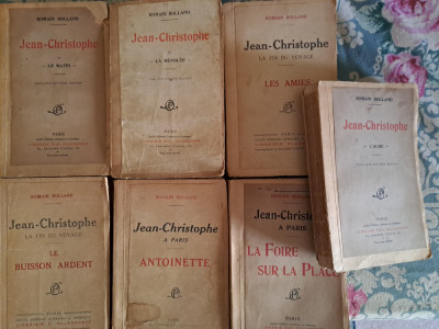 Lot carti Romain Rolland, 9 volume, franceza foto