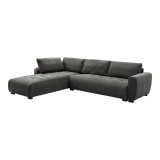 Cumpara ieftin Coltar dreapta Gianco, Pako World, Textil, Gri, 298x208x85 cm