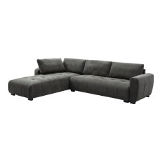 Coltar dreapta Gianco, Pako World, Textil, Gri, 298x208x85 cm