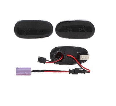 Set lampa semnalizare laterala Alfa Romeo 147, 10.2004; GT, 11.2010; Mito, 07.2018; Fiat Bravo, 02.20, dynamic indicator; LED; fumuriu; Tuning; LED, foto