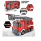 Masina de pompieri cu macara, sunete, lumini si functie stropire Firehero