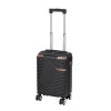 Leziter Valiză de M&acirc;nă TraveLux Urban - Carcasă Rigidă ABS, Roți Detașabile 360&deg;, 40x29x19cm, Negru, 20L, Cod Numeric