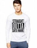 Cumpara ieftin Bluza barbati alba - Straight Outta Satu Mare - XL, THEICONIC