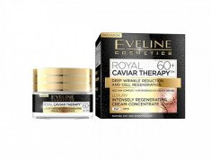 Crema concentrata regeneratoare Eveline Cosmetics Royal Caviar Therapy 60+ 50ml foto