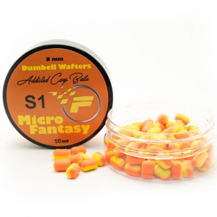 Wafters Addicted Carp Baits Dumbell Fantasy, S1, 8mm, 50ml