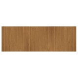 Cumpara ieftin Covor dreptunghiular, maro, 100x300 cm, bambus