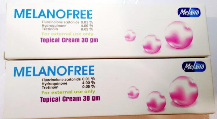 MELANOFREE 4%, 30 grame, riduri acnee vergeturi retinol melasma hidrochinona expigment