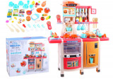 Bucătărie mare pentru copii | frigider + cuptor | culoare roșu/portocaliu