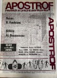 Apostrof nr. 11, 1995, carte bibliofilie, almanah, 23 pagini, romana