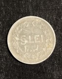 Moneda 5 lei 1948 RPR