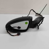 Oglinda Laterala Stanga VW Scirocco 137 138 2009, OEM 1K8857507P, Negru/Portocaliu, Second Hand