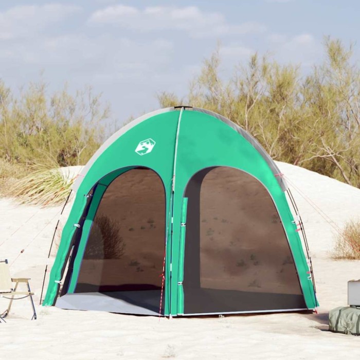 vidaXL Cort de piscină verde-albăstriu 366 x 305 x 231 cm Poliester 4100653