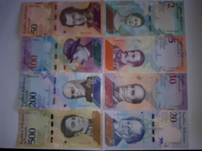 Venezuela Set 2-500 Bolivares 2018 UNC foto