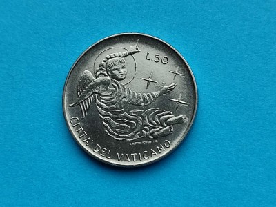 50 Lire 1969 Vatican-AUNC-UNC-RAR foto