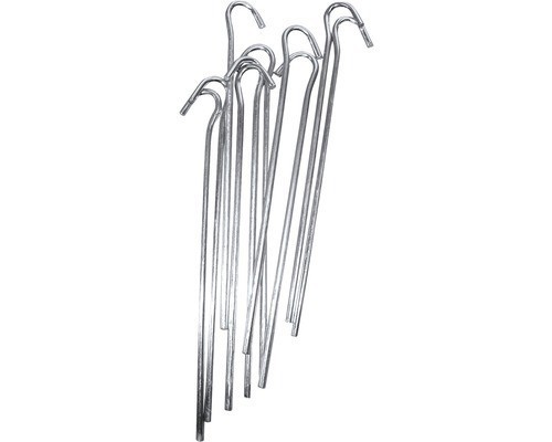 Cuie carlige pentru ancorare cort, otel galvanizat, 4x180 mm, 10 bucati