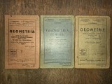 Cumpara ieftin GEOMETRIA ,CLASELE III , IV SI V *** LOT 3 MANUALE INTERBELICE, 1935