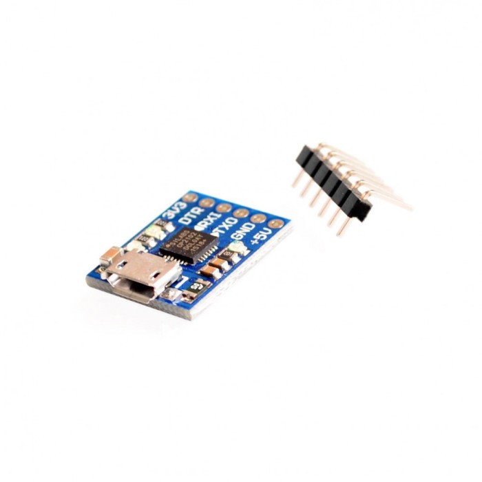 Modul convertor micro USB la serial CP2102 albastru (c.1577)