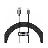 CABLU alimentare si date Baseus Superior, Fast Charging Data Cable pt. smartphone, USB la USB Type-C 100W, 2m, negru &quot;P10320102114-01&quot; (timbru verde 0