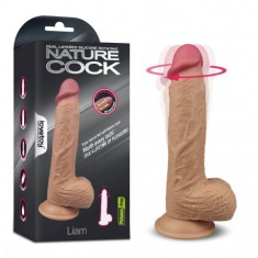 02 Vibrator Liam cu cap rotabil - 21,5 cm foto