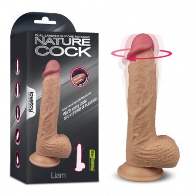Vibrator (03) Liam cu cap rotabil - 21,5 cm foto