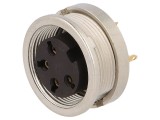 Conector M16 Soclu Mamă 4-PIN 5A 250V IP40
