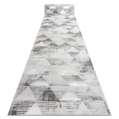 Traversa LIRA E1627 Triunghiurile geometriai, structural, modern, fascinație - gri, 120 cm foto