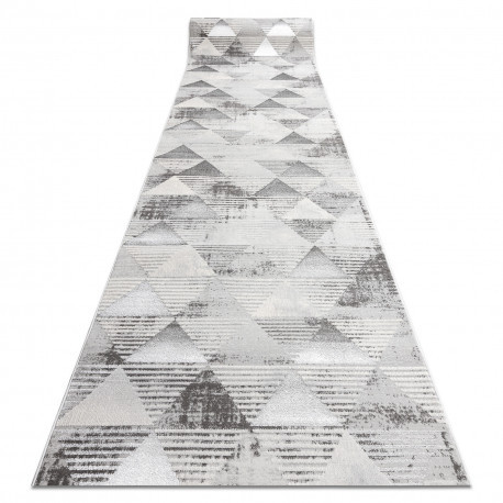 Traversa LIRA E1627 Triunghiurile geometriai, structural, modern, fascinație - gri, 70 cm