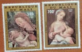 REP.MALI-1981-&#039;&#039;PICTURI- CELEBRE-RELIGIE&#039;&#039;CRACIUN-81-MADONA cu Pruncul&#039;&#039;-Serie 2v..-MNH NESTAMP. -Calitate EXTRA, Nestampilat