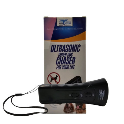 Aparat cu ultrasunete impotriva cainilor Super Ultrasonic Dog Chaser foto