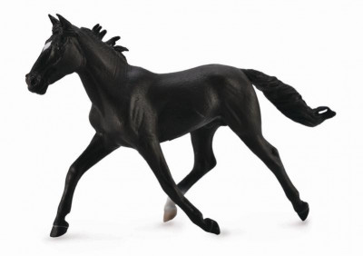 Armasar Standardbred Pacer Black - Animal figurina foto