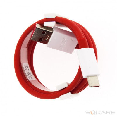 Cabluri de date OnePlus, D301, Type C, Red, OEM foto