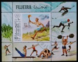 Bloc filatelic Fujairah 1972 &ndash; Jocurile Olimpice M&uuml;nchen, ștafeta cu torța olimpică -A45