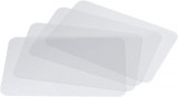 Set de 4 servetele de loc din plastic translucid WderFour pentru masa de sufrage