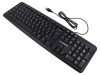 Tastatură USB A Cablu Neagră UA Layout 1,5m, Gembird