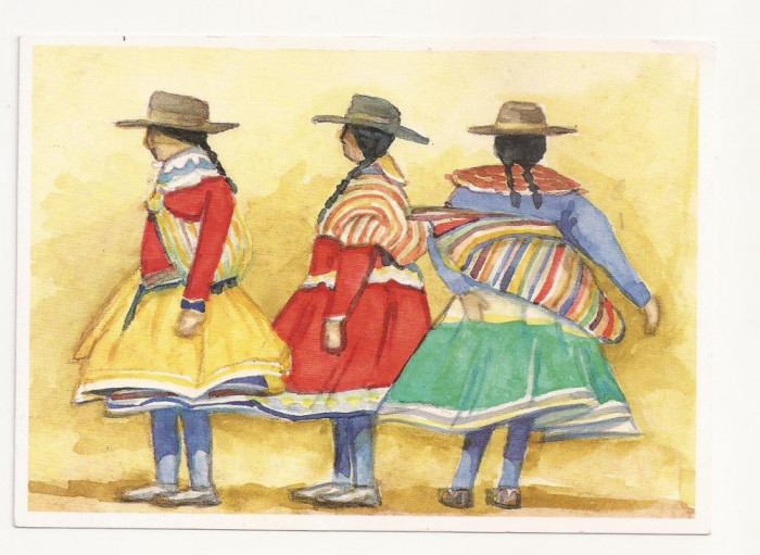 FA25-Carte Postala- PERU - Costume traditionale, necirculata