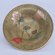 Farfurie bronz veche