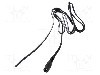 Cablu alimentare DC, cabluri, DC 5,5/2,5 soclu, negru, 2m, WEST POL - S25-TT-T050-200BK