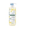 Gel de curățare delicat Klorane Bebe, 500ml, cu pompă. Gel de duș bebeluși cu gălbenele calmante, hidratant. Hraneste si ingrijeste pielea.