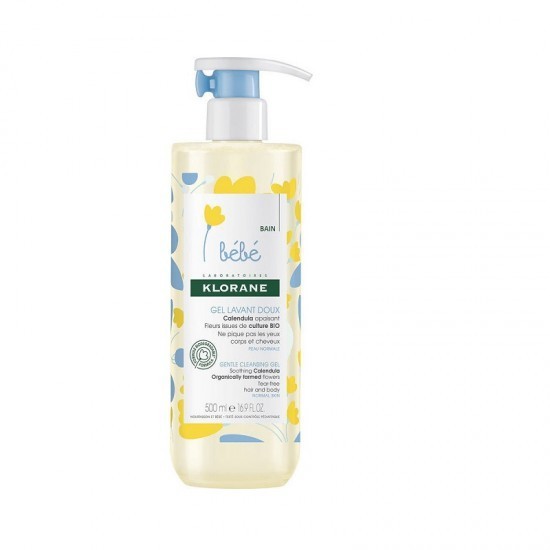 Gel de curățare delicat Klorane 500 ml cu pompă