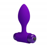 Pretty Love Vibra Butt Plug - Dop Anal cu 10 Moduri de Vibrație, 8,6 cm, Orion