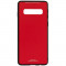Husa Pentru SAMSUNG Galaxy S10 Plus - Luxury Glass TSS, Rosu