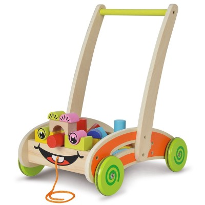 Carucior Eichhorn Activity Walker cu 35 cuburi foto