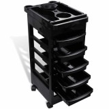 Cumpara ieftin Carucior cu roti pentru salon de coafura, plastic