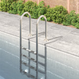 vidaXL Scară de piscină, 54x38x184,5 cm, oțel inoxidabil 304 93453