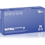 Espeon Nitril Moistcare3 Dark Blue mănuși din nitril, fără pudră cu efect de hidratare mărime M 2x50 buc