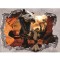 Sticker decorativ cu Dinozauri, 85 cm, 228STK